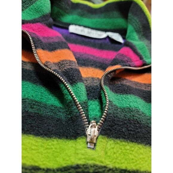 Chaus Sweater Long Sleeve 1/4 Zip Multicolor Size Medium‎ Zippered Sleeve Pocket - Picture 6 of 15